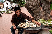 Luang Prabang, Laos - Street seller.